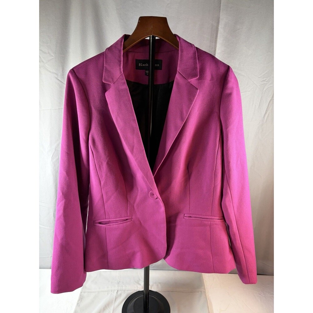 Black Rainn Pink Causal Blazer, Size Medium